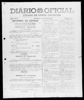 Diário Oficial do Estado de Santa Catarina. Ano 28. N° 6903 de 06/10/1961