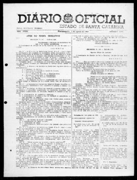 Diário Oficial do Estado de Santa Catarina. Ano 31. N° 7610 de 03/08/1964