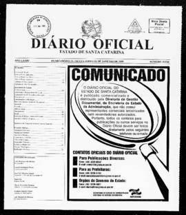 Diário Oficial do Estado de Santa Catarina. Ano 74. N° 18528 de 16/01/2009