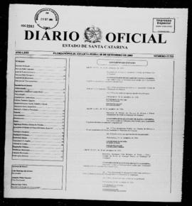 Diário Oficial do Estado de Santa Catarina. Ano 71. N° 17732 de 28/09/2005
