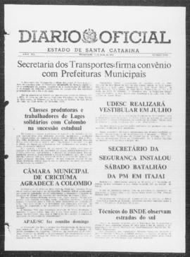 Diário Oficial do Estado de Santa Catarina. Ano 40. N° 9981 de 06/05/1974