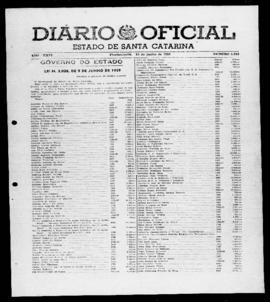 Diário Oficial do Estado de Santa Catarina. Ano 26. N° 6343 de 19/06/1959