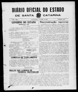 Diário Oficial do Estado de Santa Catarina. Ano 8. N° 2048 de 07/07/1941