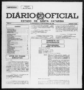 Diário Oficial do Estado de Santa Catarina. Ano 55. N° 14032 de 17/09/1990
