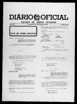 Diário Oficial do Estado de Santa Catarina. Ano 46. N° 11533 de 06/08/1980