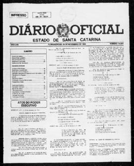 Diário Oficial do Estado de Santa Catarina. Ano 58. N° 14821 de 29/11/1993
