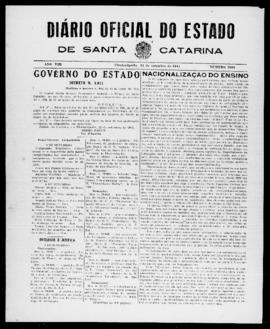 Diário Oficial do Estado de Santa Catarina. Ano 8. N° 2096 de 11/09/1941