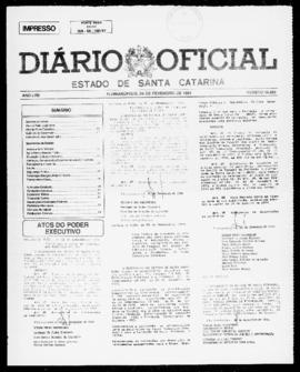 Diário Oficial do Estado de Santa Catarina. Ano 58. N° 14868 de 04/02/1994