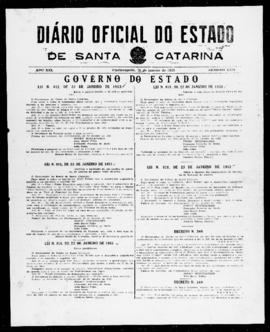 Diário Oficial do Estado de Santa Catarina. Ano 19. N° 4826 de 26/01/1953