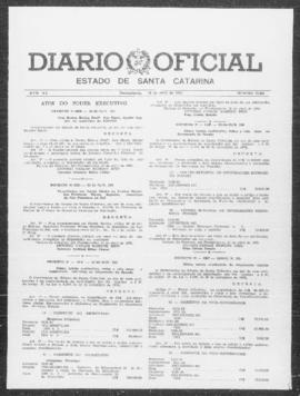 Diário Oficial do Estado de Santa Catarina. Ano 40. N° 10223 de 28/04/1975