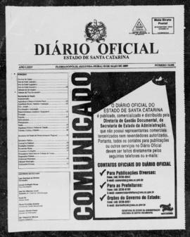 Diário Oficial do Estado de Santa Catarina. Ano 75. N° 18606 de 18/05/2009