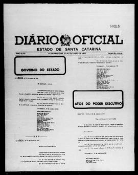 Diário Oficial do Estado de Santa Catarina. Ano 47. N° 11836 de 27/10/1981