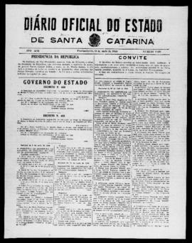 Diário Oficial do Estado de Santa Catarina. Ano 16. N° 3938 de 13/05/1949