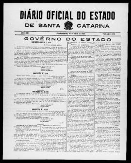 Diário Oficial do Estado de Santa Catarina. Ano 12. N° 2971 de 27/04/1945