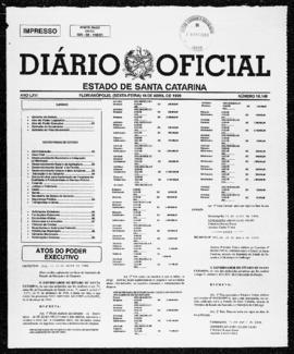 Diário Oficial do Estado de Santa Catarina. Ano 66. N° 16146 de 16/04/1999