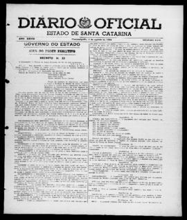 Diário Oficial do Estado de Santa Catarina. Ano 27. N° 6618 de 09/08/1960
