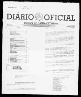 Diário Oficial do Estado de Santa Catarina. Ano 65. N° 16072 de 28/12/1998