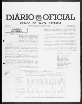 Diário Oficial do Estado de Santa Catarina. Ano 49. N° 12323 de 20/10/1983