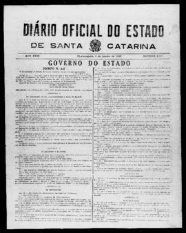 Diário Oficial do Estado de Santa Catarina. Ano 18. N° 4574 de 08/01/1952