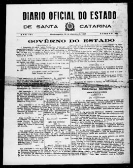 Diário Oficial do Estado de Santa Catarina. Ano 3. N° 834 de 16/01/1937