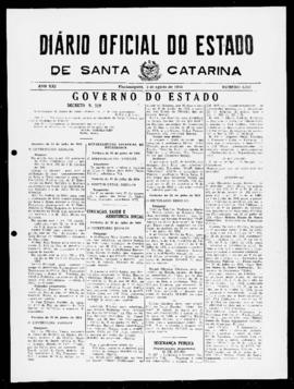 Diário Oficial do Estado de Santa Catarina. Ano 21. N° 5187 de 03/08/1954