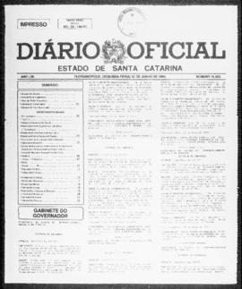 Diário Oficial do Estado de Santa Catarina. Ano 62. N° 15202 de 12/06/1995