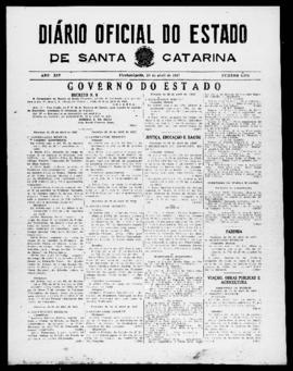 Diário Oficial do Estado de Santa Catarina. Ano 14. N° 3454 de 28/04/1947