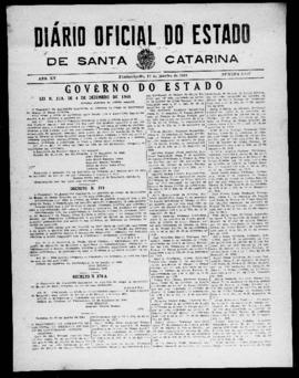 Diário Oficial do Estado de Santa Catarina. Ano 15. N° 3863 de 17/01/1949