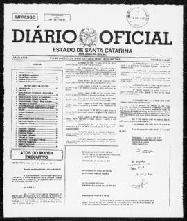 Diário Oficial do Estado de Santa Catarina. Ano 68. N° 16655 de 08/05/2001