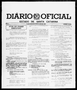Diário Oficial do Estado de Santa Catarina. Ano 51. N° 12516 de 30/07/1984