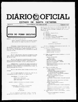 Diário Oficial do Estado de Santa Catarina. Ano 43. N° 11004 de 15/06/1978