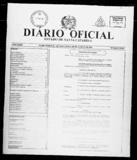 Diário Oficial do Estado de Santa Catarina. Ano 73. N° 18181 de 08/08/2007