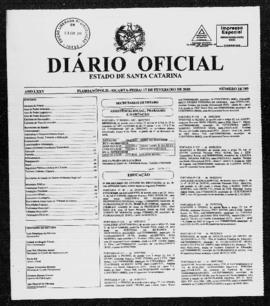 Diário Oficial do Estado de Santa Catarina. Ano 75. N° 18789 de 17/02/2010