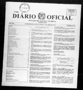 Diário Oficial do Estado de Santa Catarina. Ano 71. N° 17617 de 13/04/2005
