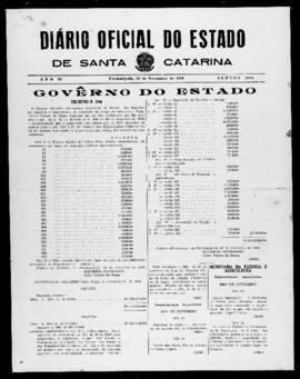 Diário Oficial do Estado de Santa Catarina. Ano 6. N° 1645 de 23/11/1939