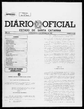 Diário Oficial do Estado de Santa Catarina. Ano 57. N° 14526 de 15/09/1992
