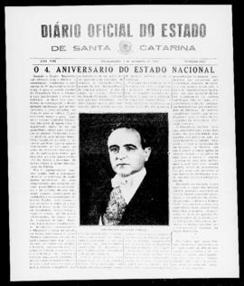 Diário Oficial do Estado de Santa Catarina. Ano 8. N° 2137 de 07/11/1941
