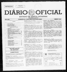 Diário Oficial do Estado de Santa Catarina. Ano 68. N° 16624 de 20/03/2001