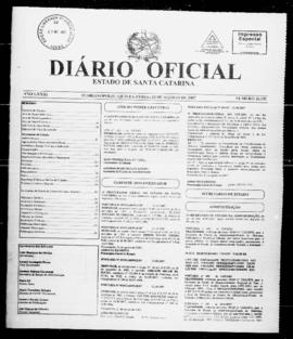 Diário Oficial do Estado de Santa Catarina. Ano 73. N° 18192 de 23/08/2007