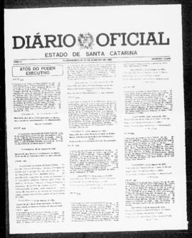Diário Oficial do Estado de Santa Catarina. Ano 51. N° 12640 de 31/01/1985