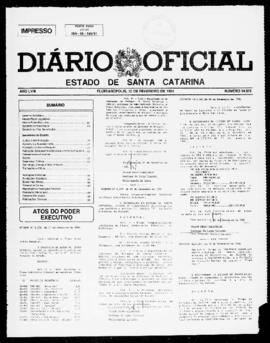 Diário Oficial do Estado de Santa Catarina. Ano 58. N° 14872 de 10/02/1994