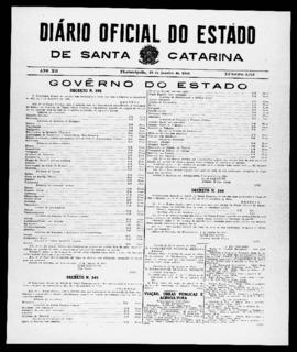 Diário Oficial do Estado de Santa Catarina. Ano 12. N° 3152 de 23/01/1946