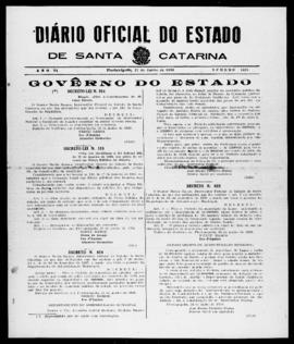 Diário Oficial do Estado de Santa Catarina. Ano 6. N° 1525 de 27/06/1939