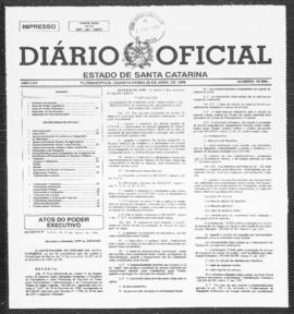 Diário Oficial do Estado de Santa Catarina. Ano 65. N° 15908 de 29/04/1998