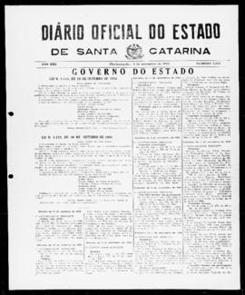Diário Oficial do Estado de Santa Catarina. Ano 21. N° 5252 de 09/11/1954