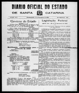 Diário Oficial do Estado de Santa Catarina. Ano 3. N° 800 de 03/12/1936