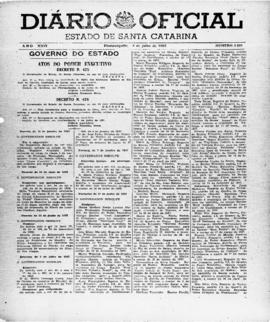 Diário Oficial do Estado de Santa Catarina. Ano 24. Nº 5891 de 08/07/1957
