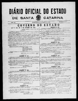 Diário Oficial do Estado de Santa Catarina. Ano 15. N° 3872 de 31/01/1949