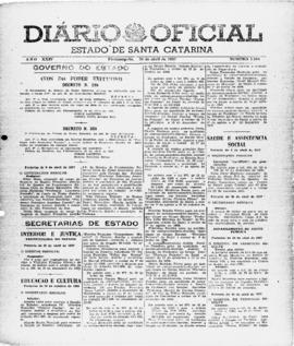 Diário Oficial do Estado de Santa Catarina. Ano 24. N° 5845 de 30/04/1957