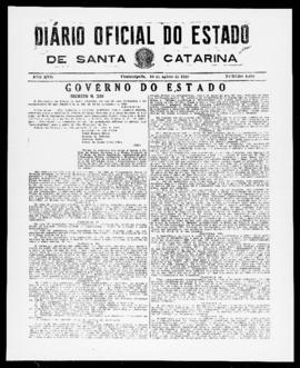 Diário Oficial do Estado de Santa Catarina. Ano 17. N° 4236 de 10/08/1950